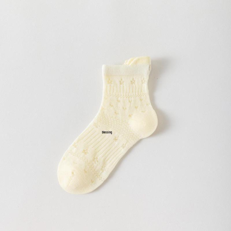 Girls Breathable Mesh Cotton Ankle Socks - Summer & Spring Collection XXL (for shoe size 38-42)