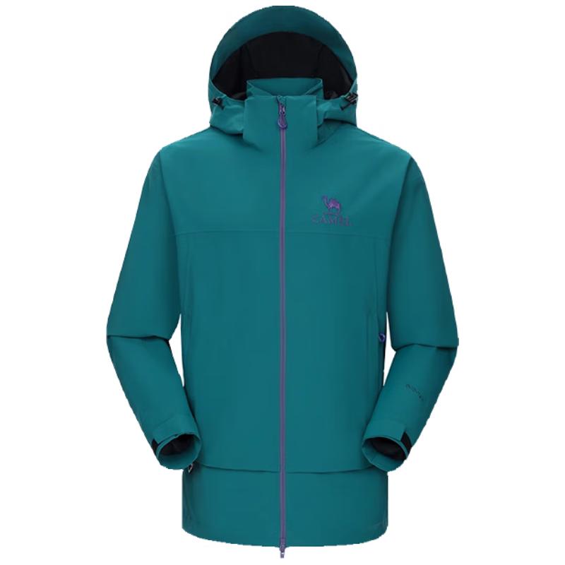 Camel Unisex Outdoor Windproof Waterproof Shell Jacket