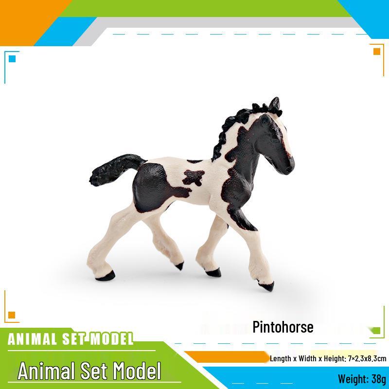 Cross-Border Simulation Junma Model Children s Cognitive Hannover, Pintaloosa, Haflinger, Brother Horse Decorative Ornament