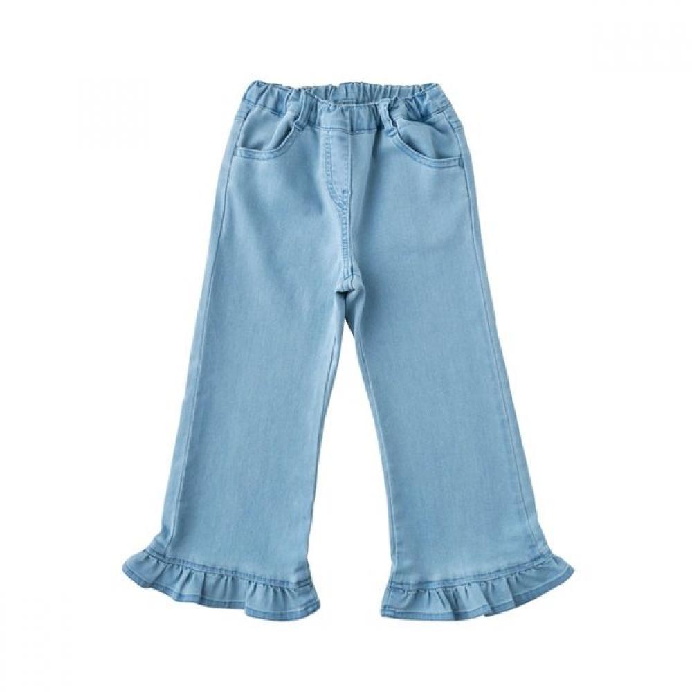 Little Ground Frill Bootcut Denim Pants  76112 410 05 BLUE/110