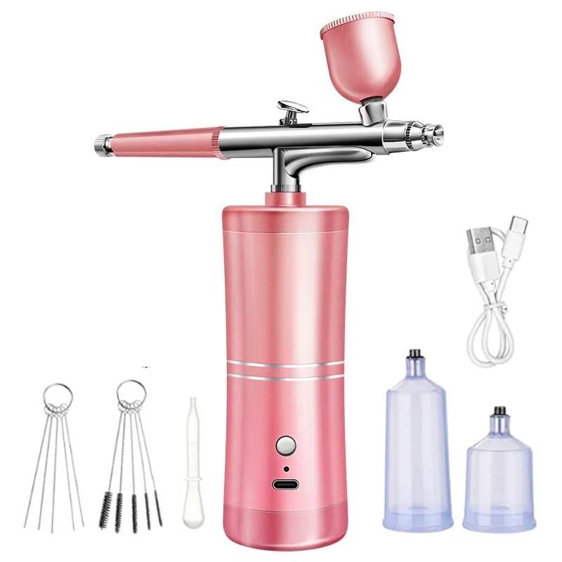 High-Pressure Nano Oxygen Injector & Airbrush Hydration Instrument for Beauty & Nail Art