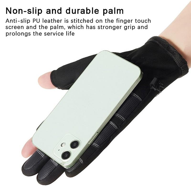 Winter Gloves For Men Women Warm Gloves Touchscreen Rainproof Hiking Skiing Fishing Cycling Snowboard Non-Slip Gloves