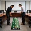 Golf Putting Mat Foldable Putting Green Indoor And Outdoor Putting Practice Mat with Anti-Slip Backing for Home Office Room Backyard Use