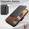 iPhone 17 Pro Max Flip Case: Card Slot, Magnetic Snap, Wireless Charging Stand, Leather 2-in-1 Design