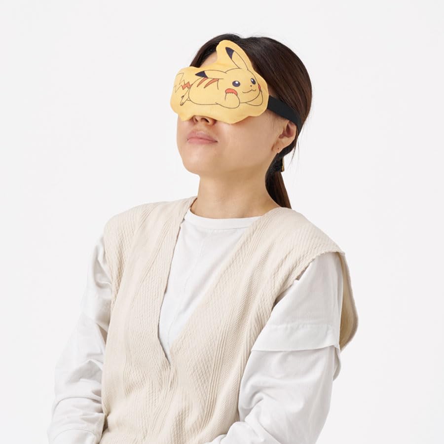 Squishy Eye Pikachu Yellow Slowpoke and Snorlax Eye Cute and Fun Travel Perfect for Restful and Eye Care Pokémon Mask, Pokémon Pillow, Accessory,