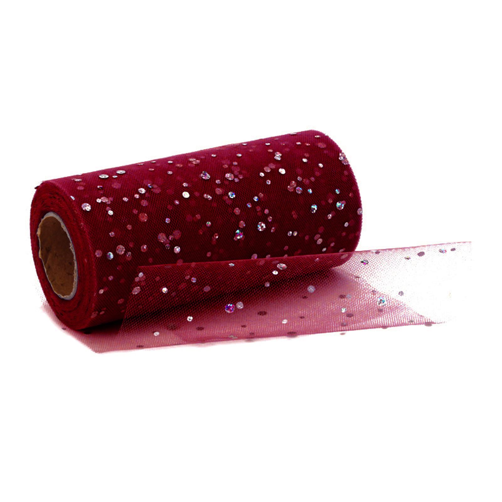 

Полиэстеровая лента с фольгой в каждом рулоне для упаковки и украшения венков Swags Bows One Size винный