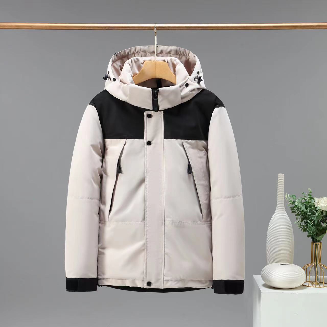 

Минималистичная повседневная мужская хлопковая куртка однотонная Легкая универсальная зимняя повседневная куртка XXXXL