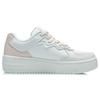 Li Ning Rising Phoenix Synthetic Leather Abrasion Resistant Low Top Skateboard Shoes Women's Cloud Pink AGCT380-2