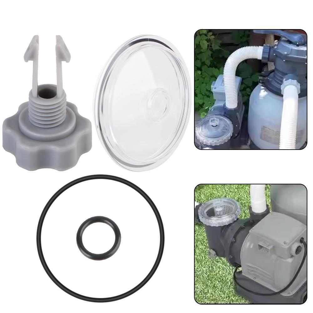 Equipped With Valves And O-Rings Drain Valve Cover Sand Tank Filter Pool Pump Cover For Intex SF151110 ECO15110 SF80110-1