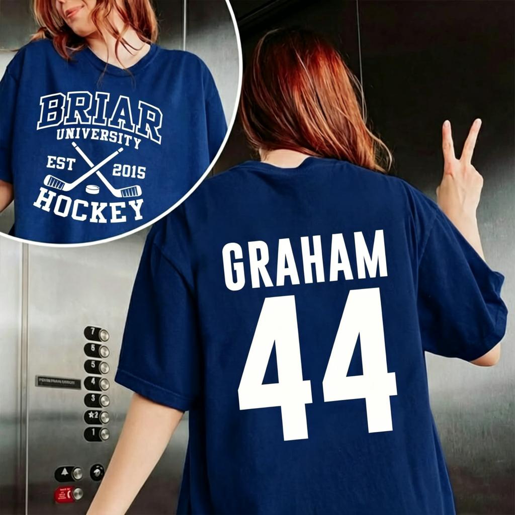 Off Campus Garrett Graham 44 Tshirt Briar University Sports Tshirt Summer Cotton Unisexs Tshirt Kids Clothing Tee Y2k Unisex