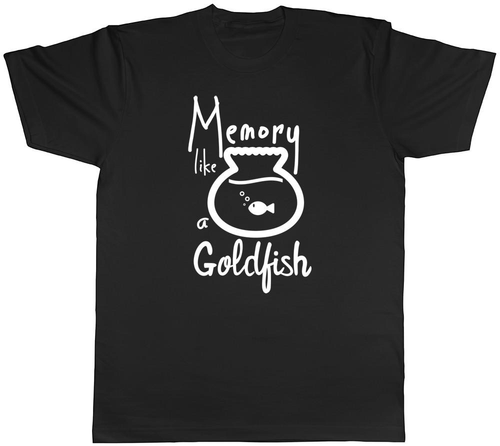 Memory like a Goldfish Unisexs Unisexs Ladies Unisex TShirt