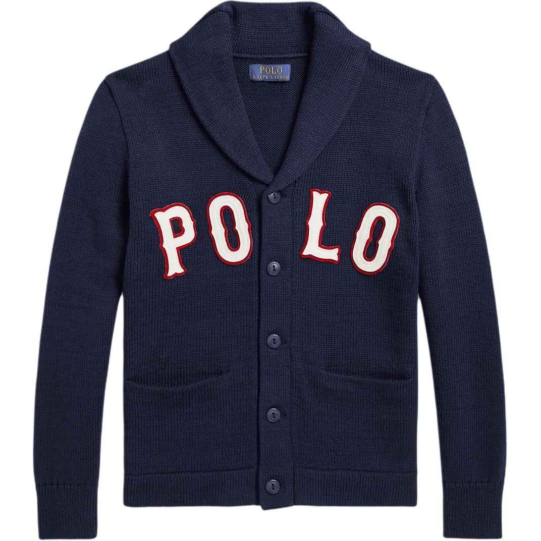 

Футболка поло Ralph Lauren с бейсбольным логотипом, хлопок, круглый вырез, длинный рукав, мужской топ CWPOSWEY6820599 S