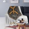 YAZ Amazigh Symbol Tamazight People Blanket Soft Warm Flannel Throw Blanket Cover for Bed Living room Picnic Travel Home Couch