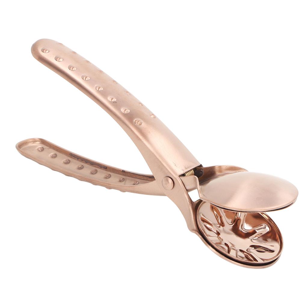 Stainless Steel Chestnut Cutter Tool Rose Gold Cross Shaped Comfortable Grip Easy Operation