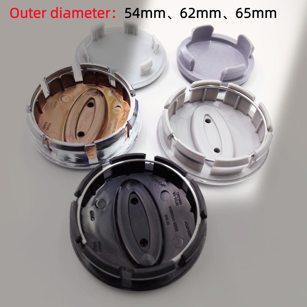 100/80pcs 54/56/60/62/65/68mm Car Wheel Center Caps Hubcap Cover Hub Center Cap ForFord Rim Cover