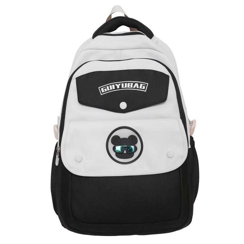 

Large Capacity Multi layer Backpack for Junior and Senior High School Students Primary School Students Burden Reduction Backpack