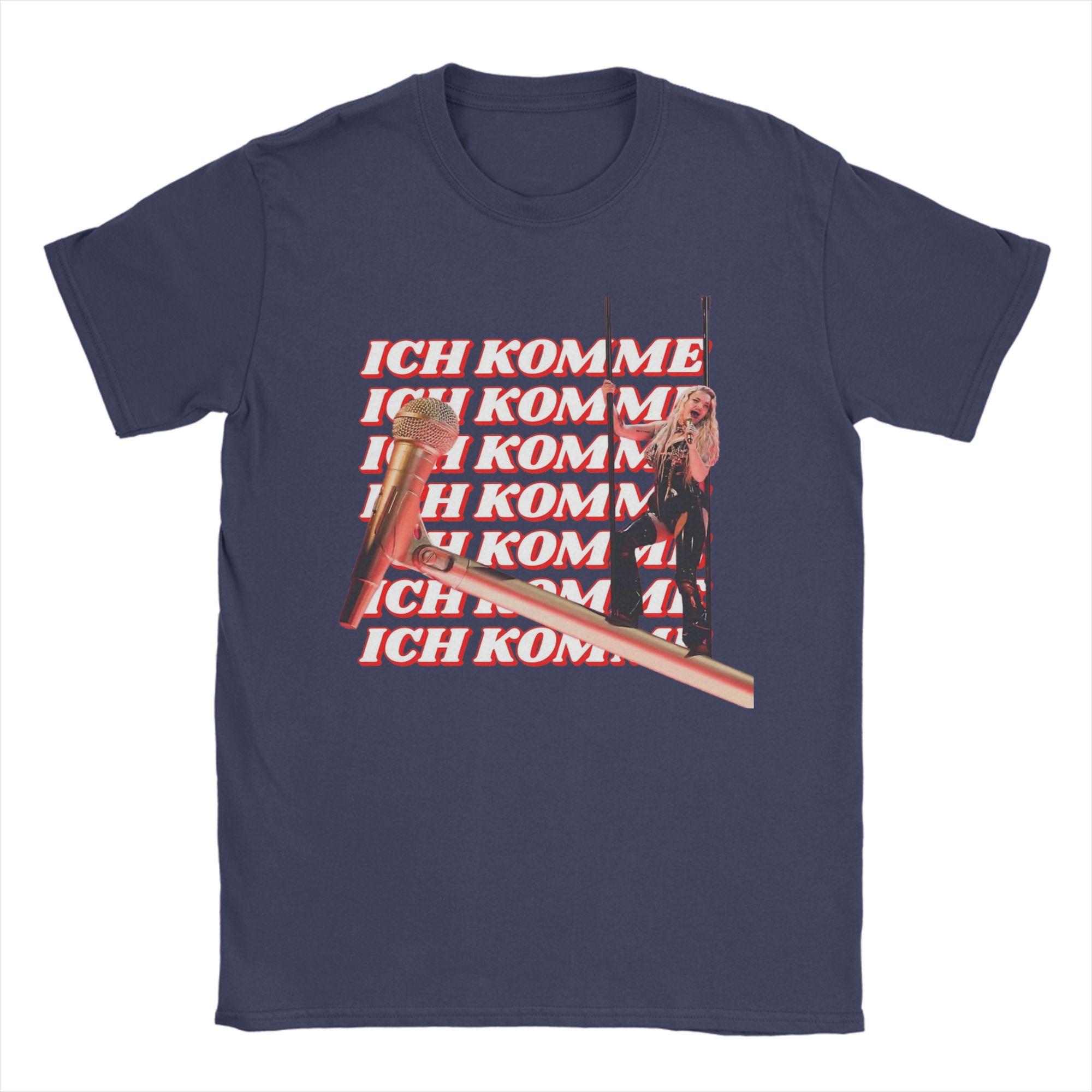 

Men ICH KOMME Erika Vikman Finland T Shirts 100 Cotton Tops Vintage Short Sleeve Crewneck Tee Shirt New Arrival TShirts 4XL