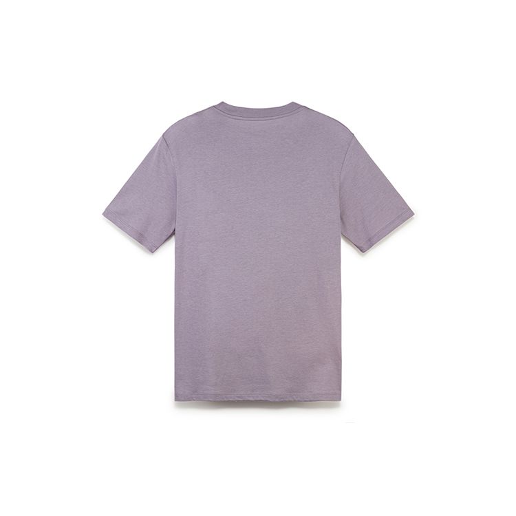 Timberland Logo Print Casual Breathable Short Sleeve T-Shirt Unisex Tops Gray Purple A42W5-EG7