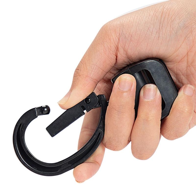 Upgrades Prams Hooks Rotatable Pram Clip Secure & Rotate Pram Hooks Strong Load Capacity for Hanging Bags On Prams