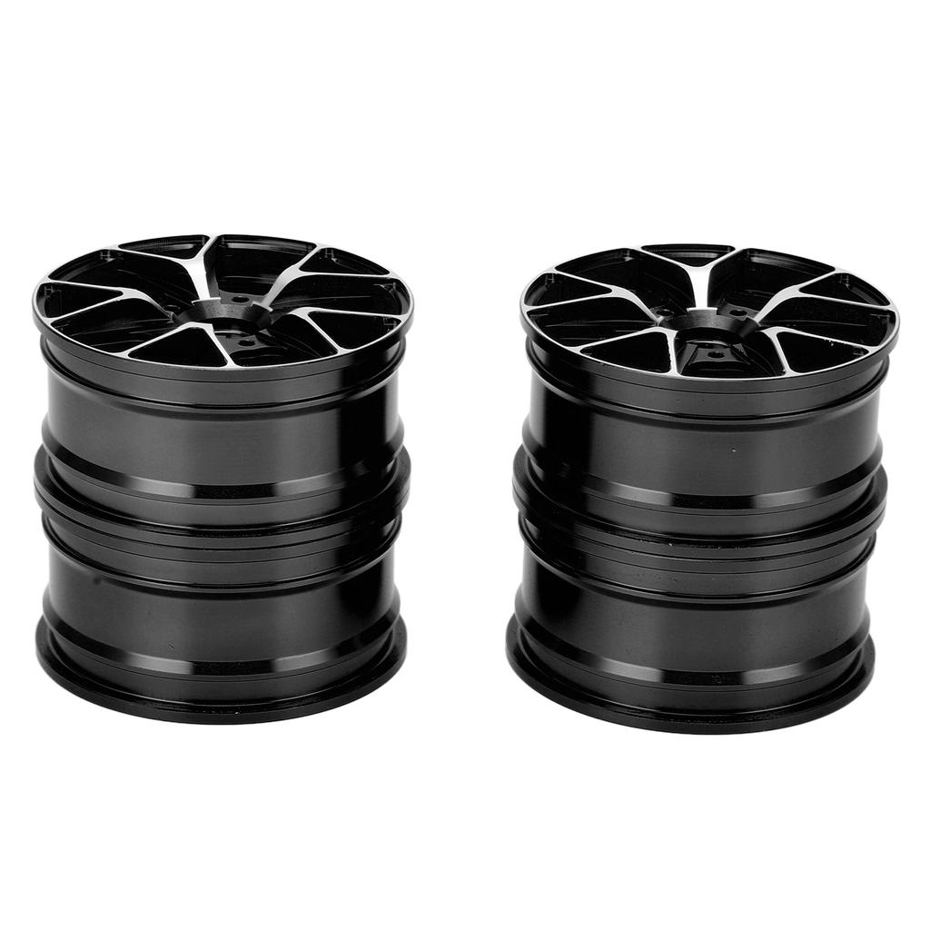 4Pcs RC Wheel Hub High Wear Resistance Aluminum Alloy Remote Control Car Accessories for 1Celsius10 Flat Sports Car