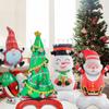 Decorative Christmas Series Standing Balloon Christmas Tree Aluminum Film Balloon  Holiday Party