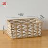 Woven Storage Bin Large Capacity Organiser Basket For Toy Cosmetics Jewelry Book Small Items Living Room Bedroom Dresser