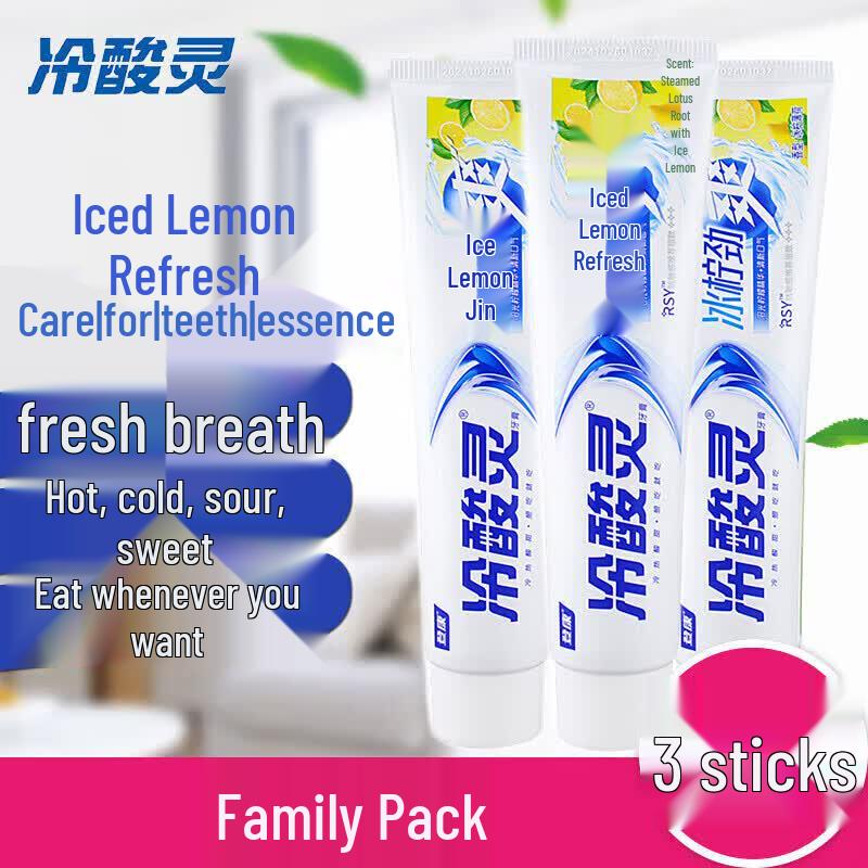 Cold Acid Ling Ice Lemon Refreshing Toothpaste