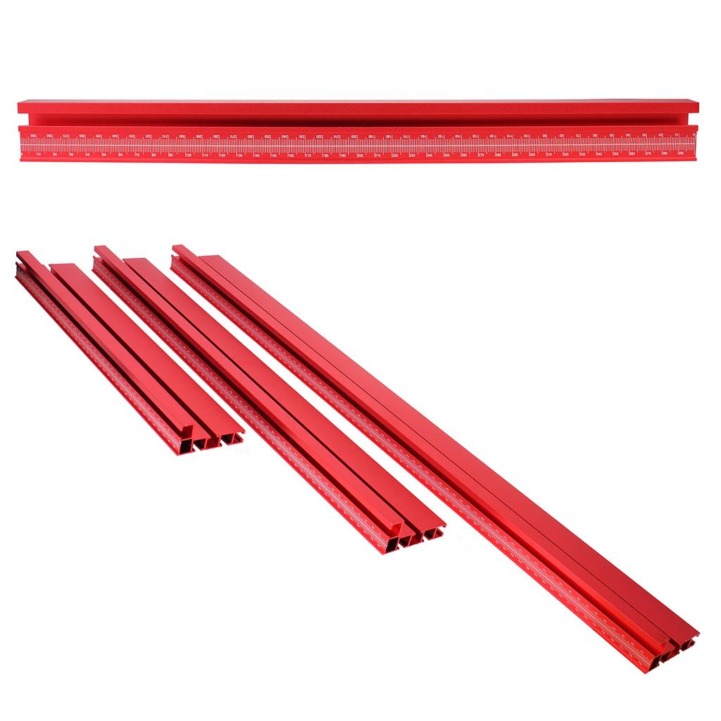 Router Table Fence Aluminum Multi T-Track Table Saw Profile Fence Woodworking T-Slot Miter Track Connector and Fence Stoppe