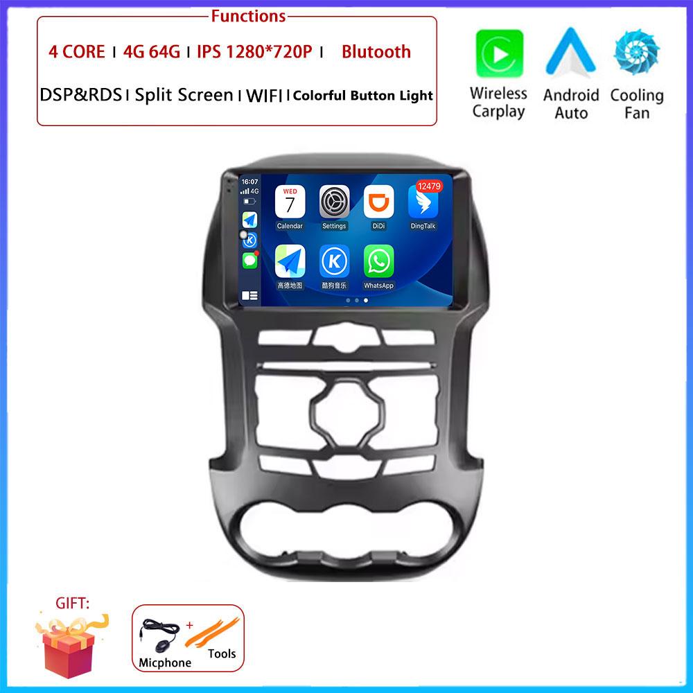 For Ford Ranger 3 2011 2012 2013 2014 2015  Android  Carplay Auto Car Radio Navigation GPS Multimedia Video Player DSP 4G AMI