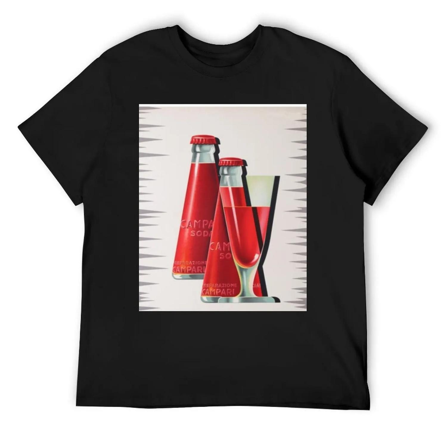 Bottle Campari Mingozzi Red Color T-Shirt S