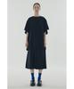 RECODE A-Line Slit Pleats Lining Skirt