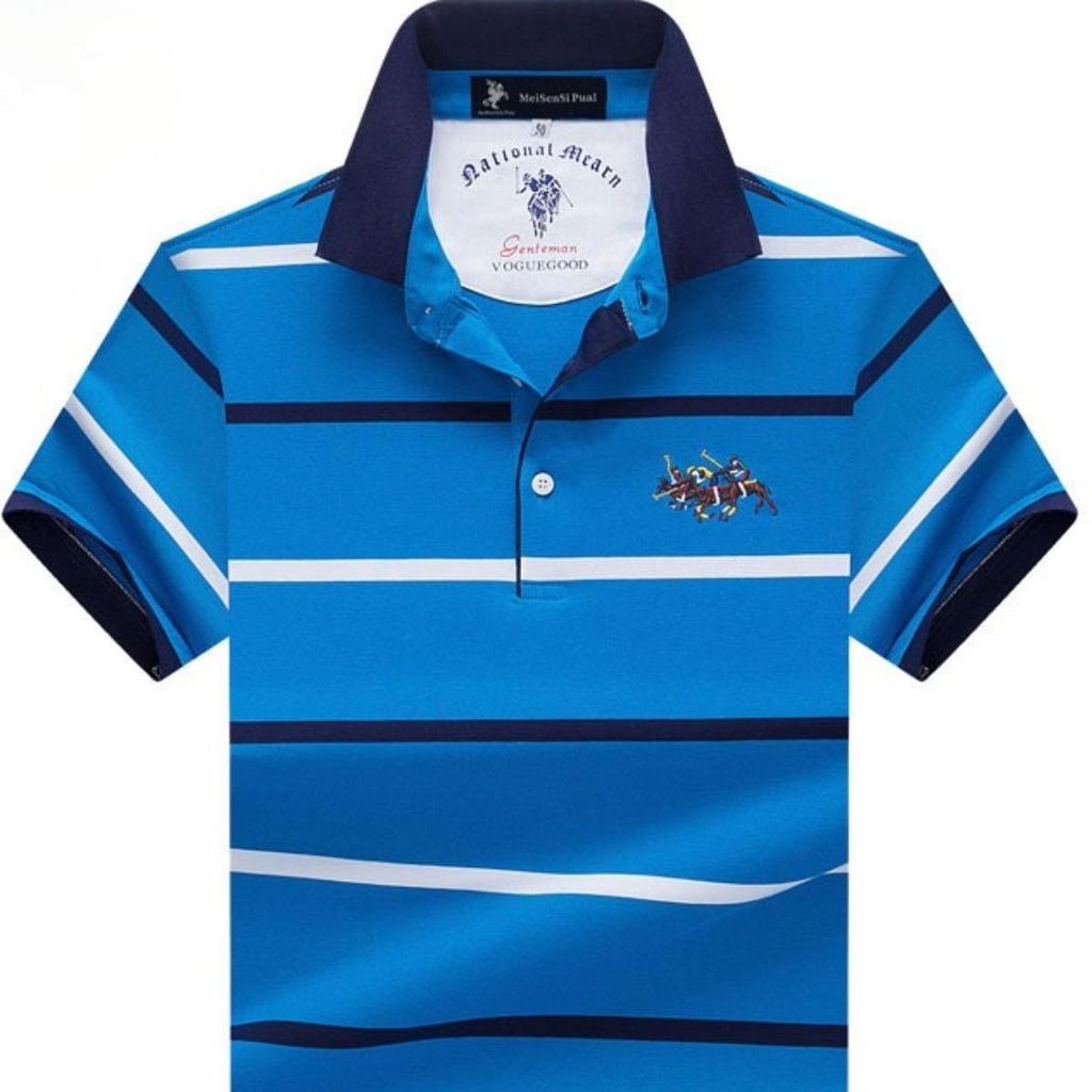 STORN Polo Shirt Men New Mens Short Sleeve Polo Shirt Mens Embroidered Top Clothes Men's Business Casual Polo Shirt