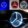 Grelha Frontal Mercedes-Benz W213 Classe E Emblema Estrela Iluminado por LED - Luzes Brancas/Azuis/Vermelhas (2016-2020) acessórios de decoração