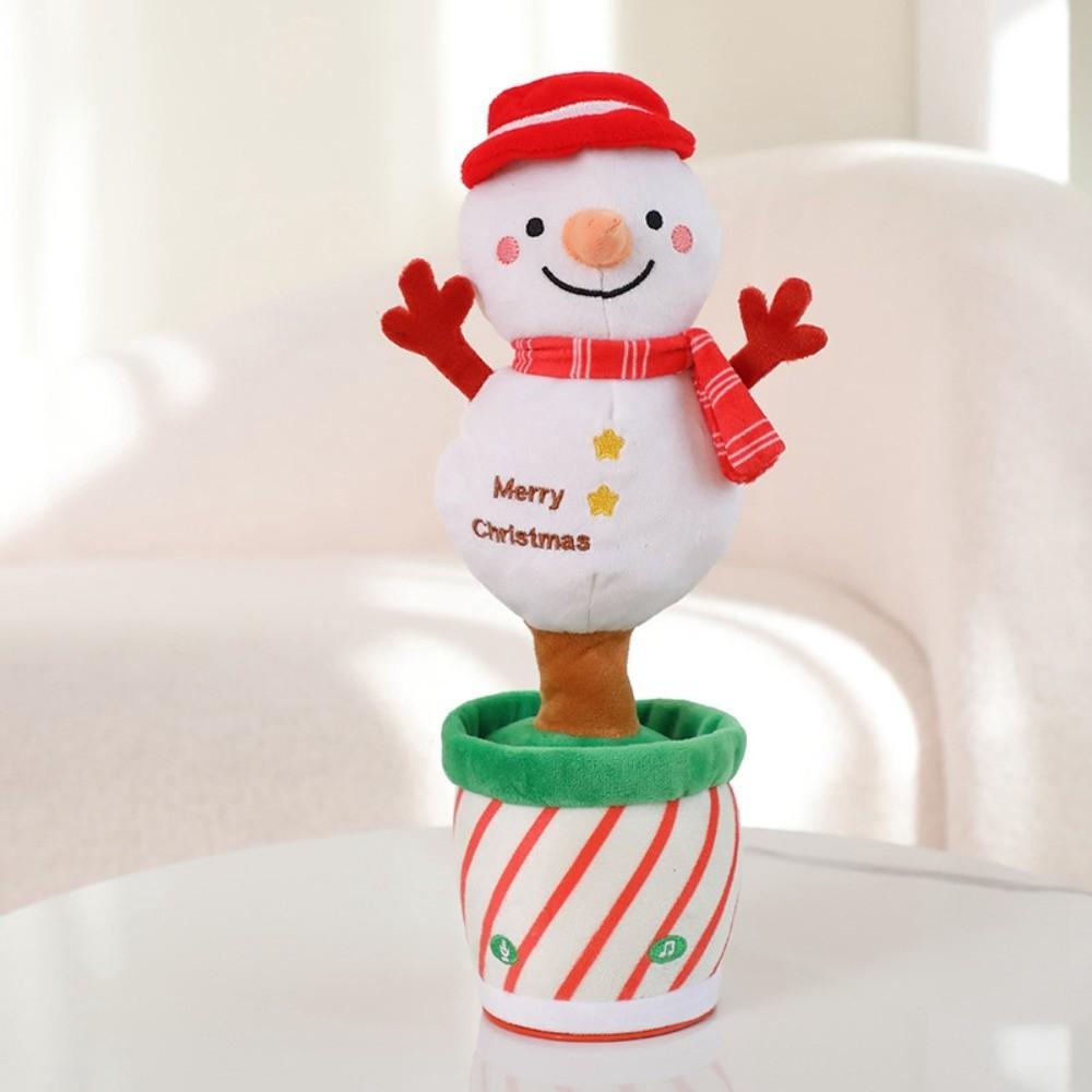 Musical Santa Riding Reindeer Toy Animated Musical Electric Xmas Ornament  Home Display