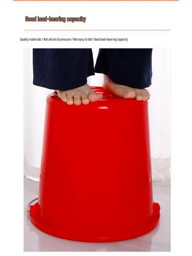 ZISIZ Thickened Plastic Cleaning Bucket