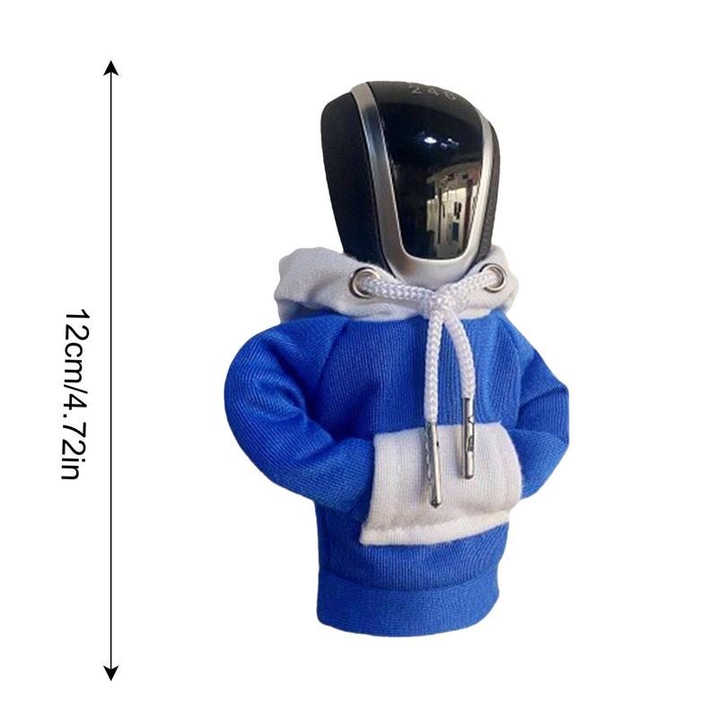Stil Sahibi Sweatshirt Kılıf Kapüşonlu İpli Otomatik Vites için Vites Kolu Kılıfları Karavan Sedan SUV için Araba Aksesuarları
