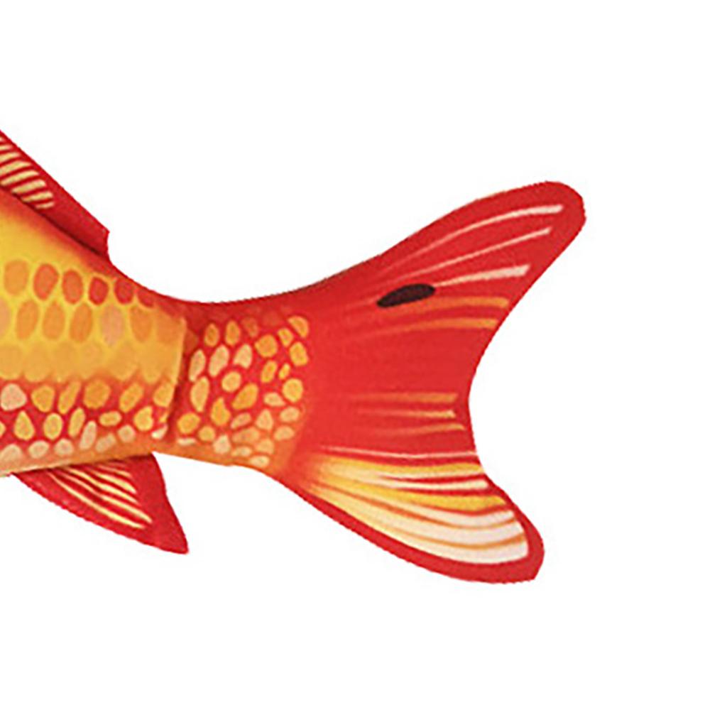 Elektrisches Fisch Katzenspielzeug Plüsch Beweglich Wedelnd Springend Automatische Simulation Fisch Wiederaufladbares Haustierspielzeug