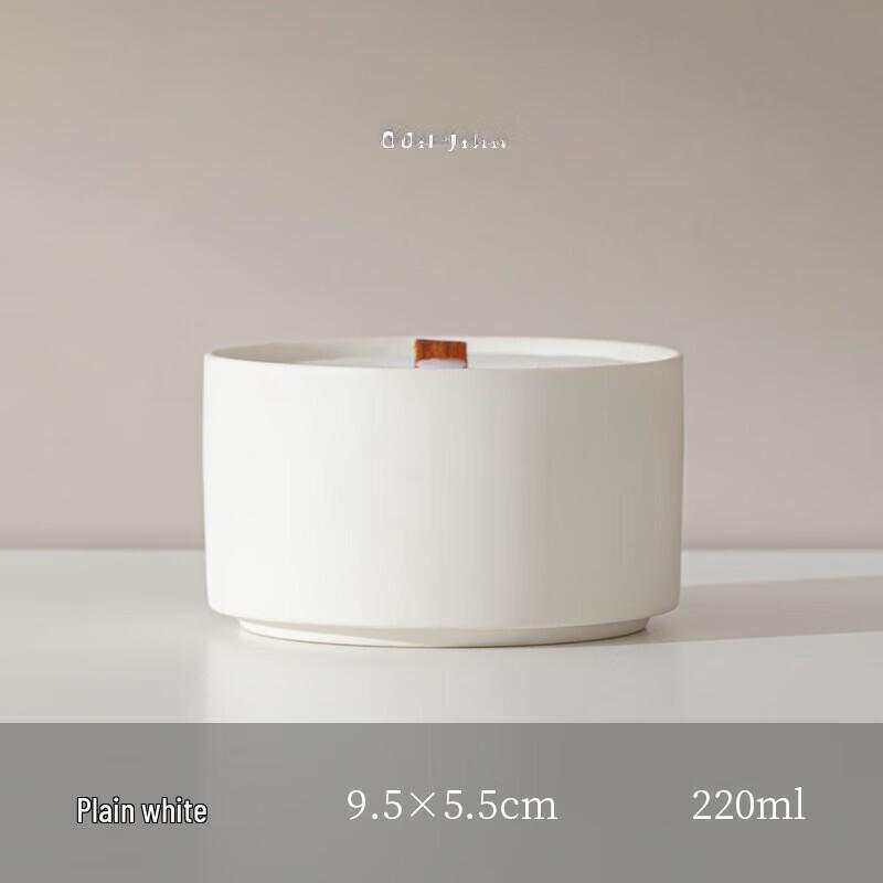 

Set of 2 Minimalist Ceramic Candle Holders