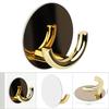 Stainless Steel   Zinc alloy Adhesive Hanger Hang Door Wall Kitchen Bathroom Golden