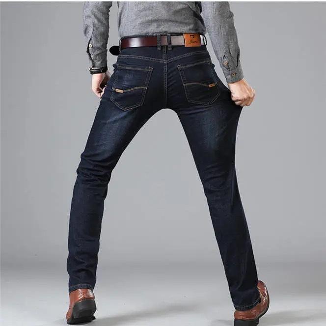 Summer Thin Section Long Trousers Men's Jeans Men Straight Loose Loose Casual Slim Trend Versatile Spring and Autumn New Models