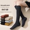 Women's Thick Terry Calf Socks - Warm, Slimming, Solid Colors - Long Japanese JK Style for Autumn and Winter