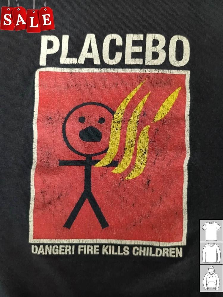 cinder block black Placebo band Danger Cotton Black S235XL TShirt  LW589 Unisex T-Shirt M