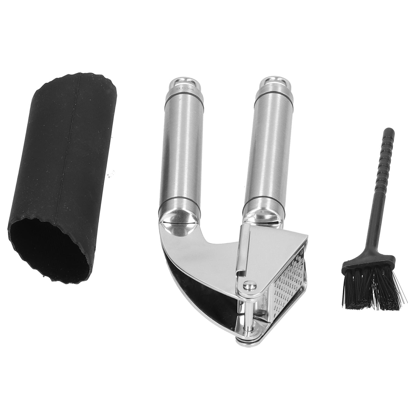 Garlic Press 304 Stainless Steel Mincer Crusher Fine Polished Mirror Kitchen Tool