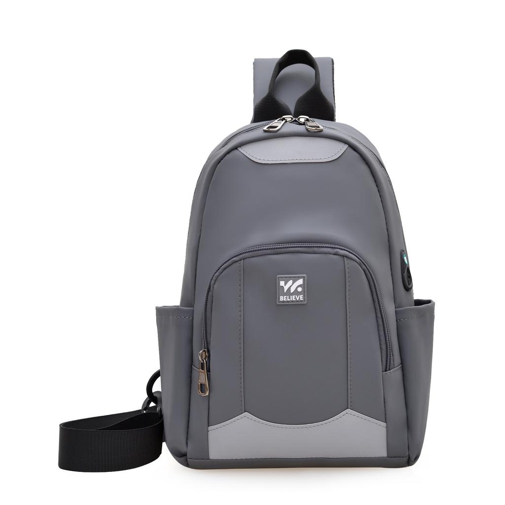 2025 New Large Capacity Breast Bag Lightweight and Simple Multifunctional Hand Carry Shoulder Bag Fashion Men's Crossbody Bag