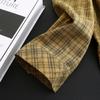 Women's Plaid Cotton Long-Sleeve Top - Slimming & Age-Reducing, Spring/Autumn Collection 2026