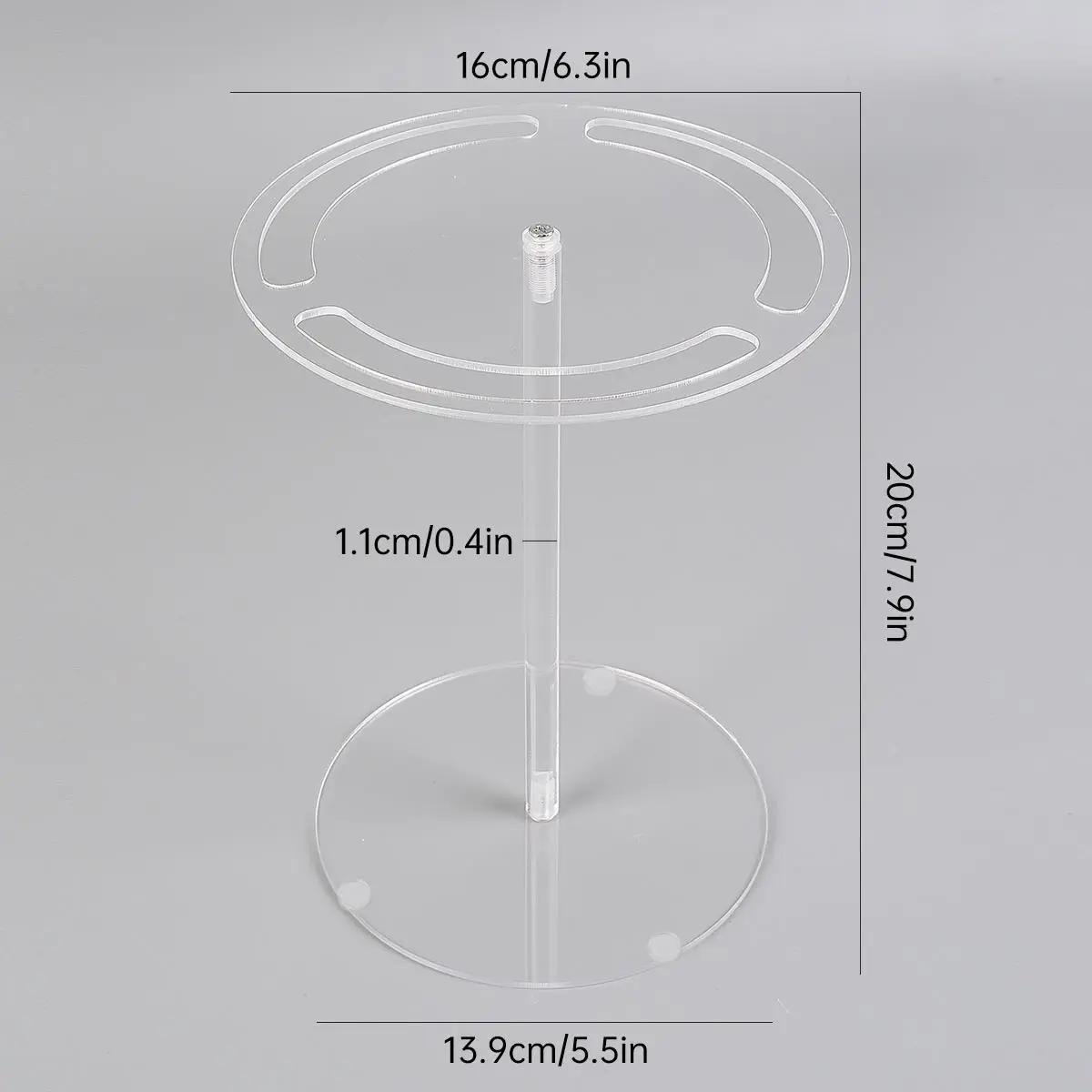 

1 шт. Прозрачная вращающаяся подставка для солнцезащитных очков, подходящая для хранения очков, слои можно складывать друг на друга.