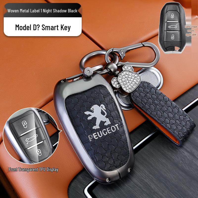 Stylové potahy klíčů kompatibilní s modely Dongfeng Peugeot 308/301/408/308s, 3008, 2008, 508 pro muže a ženy