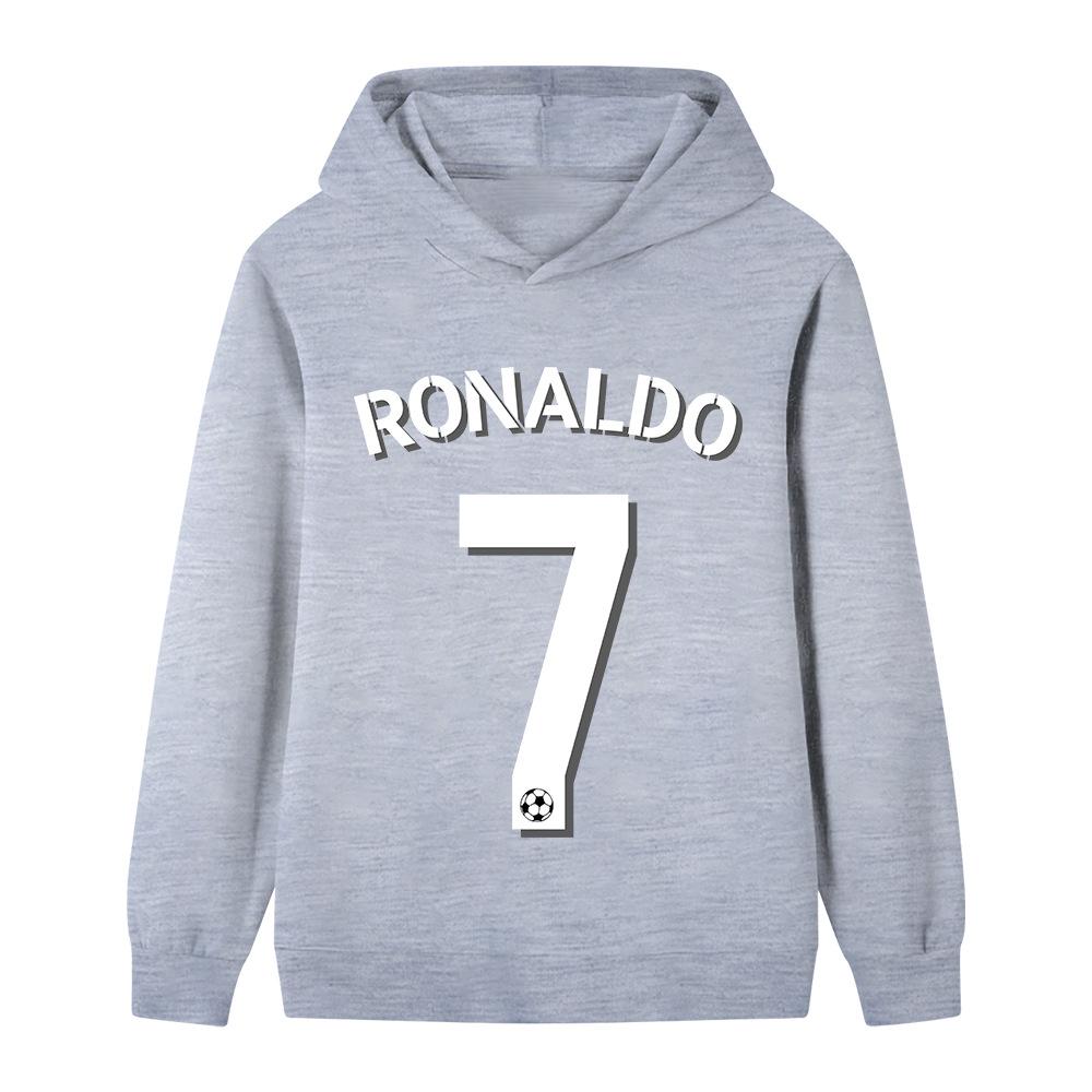 Herfst Winter CR7 Geprint 3-12J Kinder Hoodie Casual Comfortabele Lange Mouwen Sport Sweatshirt Jongens en Meisjes