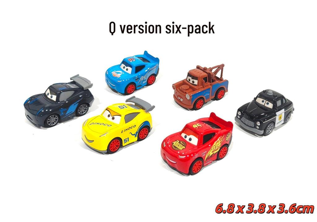 Cars 3 Lightning McQueen & Storm Alloy Toy Set - Black, Mater Edition, Kids' Gift