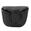 Portable PU Golf Club Driver Headcovers Durable Soft Head Cover Golfer Accessory Black